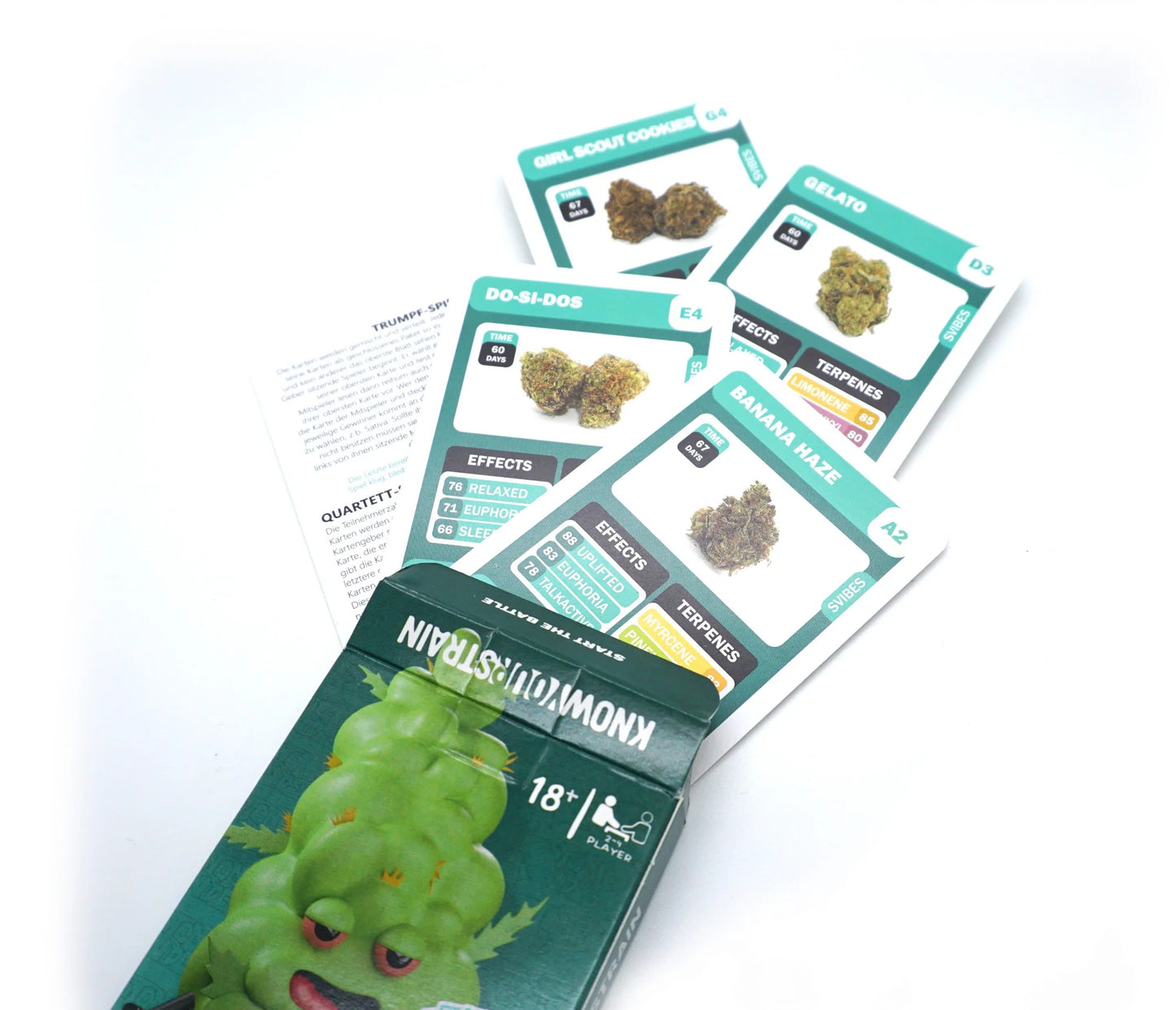 Kartenspiel - Know your Strain - Cannasseur Club®